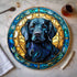 Flat Coated Retriever Glass Suncatcher Worktop Saver